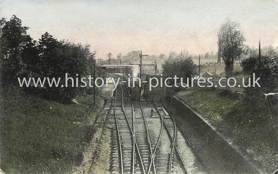 GER Station Epping, Essex. c.1910
